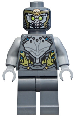 Preowned LEGO® Minifigure – Super Heroes sh0730 Chitauri Dark Bluish0 Gray