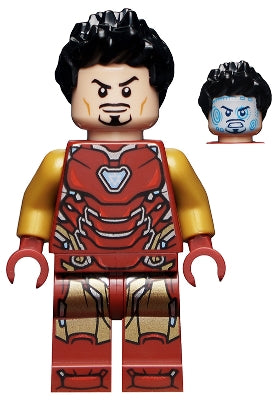 Preowned LEGO® Minifigure – Super Heroes sh0731 Iron Man Mark 85 Armor Hair