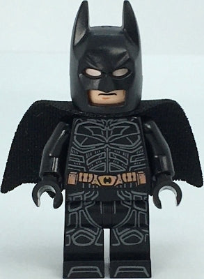 Preowned LEGO® Minifigure – Super Heroes sh0791 Batman Black Suit w/Copper Belt and Printed
