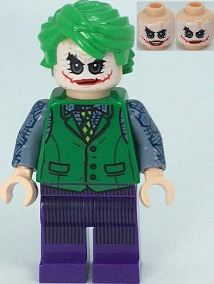 Preowned LEGO® Minifigure – Super Heroes sh0792 The Joker Green Vest and Printed Arms