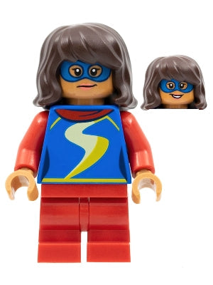 Preowned LEGO® Minifigure – Super Heroes sh0799 Ms. Marvel (Kamala Khan) Medium Legs