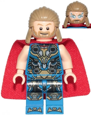 Preowned LEGO® Minifigure – Super Heroes sh0811 Thor Blue Suit