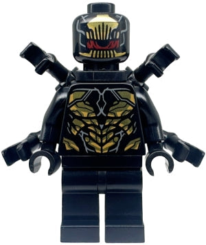 Preowned LEGO® Minifigure – Super Heroes sh0871 Outrider Extended Arms Torso w/sh0ort Dark Bl