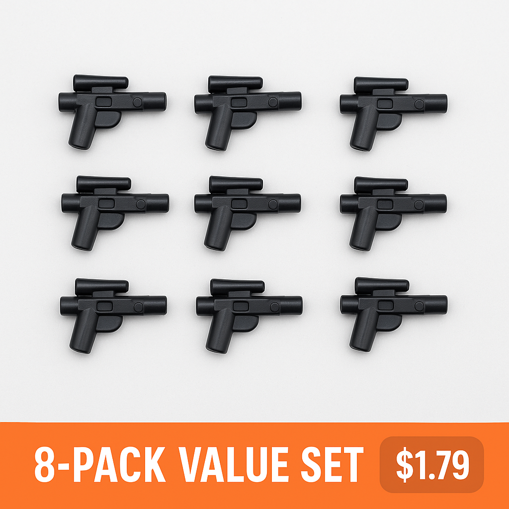 LEGO® Star Wars Small Blaster – 8-Pack Value Set (Part 92738)