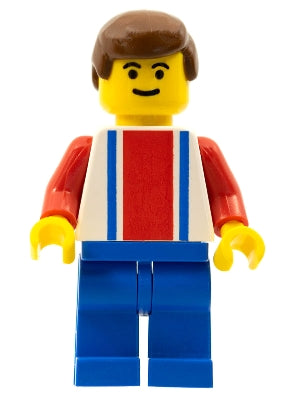 Preowned LEGO® Minifigure – Sports soc003 Soccer Player Red White and Blue Team w/Number 11