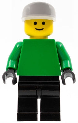 Preowned LEGO® Minifigure – Sports soc013 Soccer Player White/Blue Team Goalie