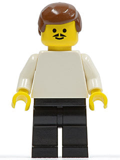Preowned LEGO® Minifigure – Sports soc019 Soccer Player White/Black Team Player 1