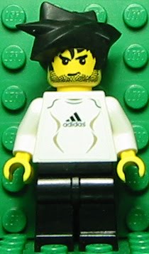 Preowned LEGO® Minifigure – Sports soc132s Soccer Goalie Adidas Super Goalie