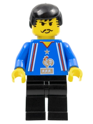 Preowned LEGO® Minifigure – Sports soc142 Soccer Clock Figure 1