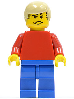 Preowned LEGO® Minifigure – Sports soc143 Soccer Clock Figure 2
