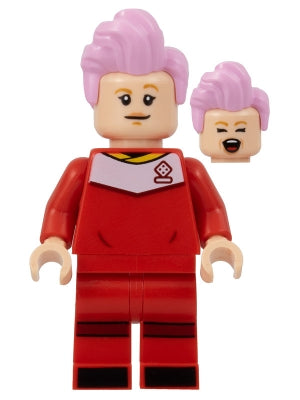 Preowned LEGO® Minifigure – Sports soc157 Megan Rapinoe Red Soccer Uniform