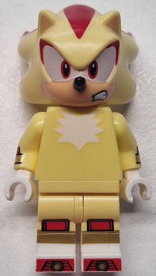 Preowned LEGO® Minifigure – Sonic the Hedgehog son026 (Super Shadow)
