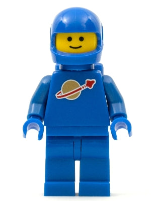 Preowned LEGO® Minifigure – Space sp004NEW Classic Space Blue w/Air Tanks and Motorcycle He