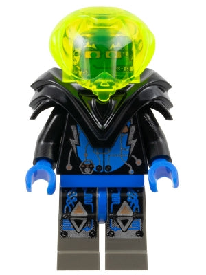 Preowned LEGO® Minifigure – Space sp029 Insectoids Zotaxian Alien Male Black and Blue w/Sil
