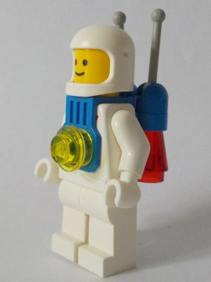 Preowned LEGO® Minifigure – Space sp052a Classic Space White w/Blue Jet Pack