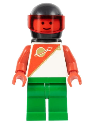 Preowned LEGO® Minifigure – Space sp056 Futuron Red/Green w/Black Helmet