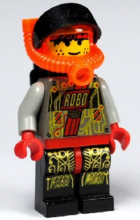 Preowned LEGO® Minifigure – Space sp067 RoboForce Red w/Printed Legs