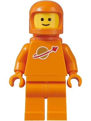 Preowned LEGO® Minifigure – Space sp130 Classic Space Orange w/Air Tanks and Updated Helmet