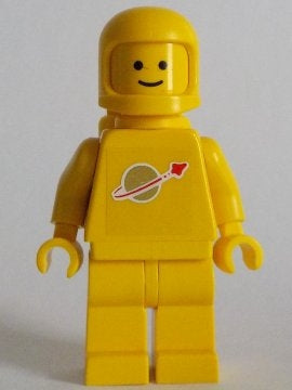 Preowned LEGO® Minifigure – Space sp131s Classic Space Yellow w/Air Tanks Stickered Torso P