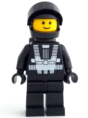 Preowned LEGO® Minifigure – Space sp134 Blacktron 1 w/Back Print