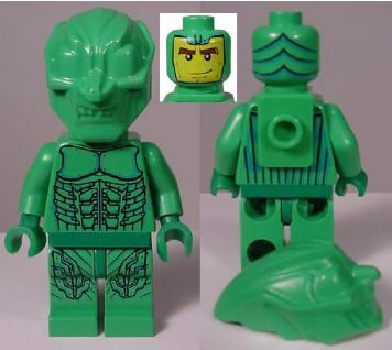 LEGO® Minifigure Spider-Man spd005a Green Goblin w/Neck Bracket