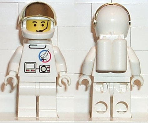 LEGO® Minifigure Town splc002 Launch Command Astronaut Air Tanks