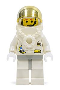 Preowned LEGO® Minifigure – Town spp005 Space Port Astronaut C1 White Legs w/Light Gray Hip