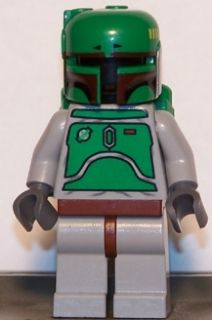 Preowned LEGO® Minifigure – Star Wars sw0002a Boba Fett Bluish Grays