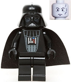 Preowned LEGO® Minifigure – Star Wars sw0004a Darth Vader (Light Bluish Gray Head)