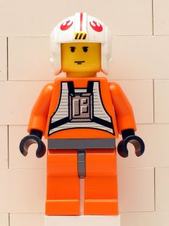 Preowned LEGO® Minifigure – Star Wars sw0019a Luke Skywalker (Pilot w/Dark Bluish Gray Hips