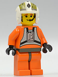 Preowned LEGO® Minifigure – Star Wars sw0033 Rebel Pilot Y-wing (Jon Dutch Vander Gold Lead
