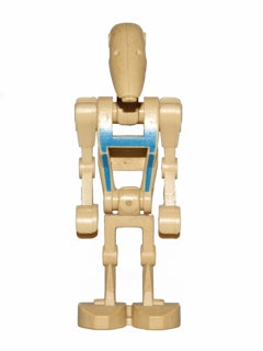 Preowned LEGO® Minifigure – Star Wars sw0065 Battle Droid Pilot w/Tan Torso w/Blue Insignia