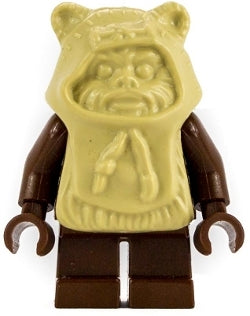 Preowned LEGO® Minifigure – Star Wars sw0067 Ewok Tan Hood (Paploo)