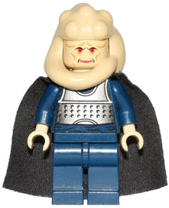 Preowned LEGO® Minifigure – Star Wars sw0076 Bib Fortuna Cape Tan Skin
