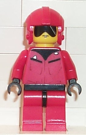 Preowned LEGO® Minifigure – Star Wars sw0077 T-16 Skyhopper Pilot Red Helmet