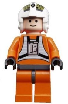 Preowned LEGO® Minifigure – Star Wars sw0094 Rebel Pilot Y-wing (Jon Dutch Vander Gold Lead