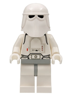 Preowned LEGO® Minifigure – Star Wars sw0101 Snowtrooper Light Gray Hips White Hands