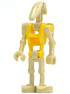 Preowned LEGO® Minifigure – Star Wars sw0184 Battle Droid Commander w/Straight Arm and Yell