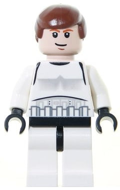 Preowned LEGO® Minifigure – Star Wars sw0205a Han Solo Light Nougat Stormtrooper Outfit (20