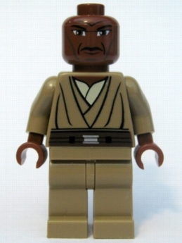 Preowned LEGO® Minifigure – Star Wars sw0220 Mace Windu Large Eyes