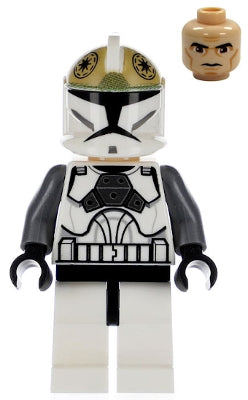 Preowned LEGO® Minifigure – Star Wars sw0221 Clone Trooper Gunner (Phase 1) Large Eyes