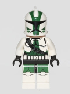 Preowned LEGO® Minifigure – Star Wars sw0380 Clone Trooper Commander Gree 41st Elite Corps