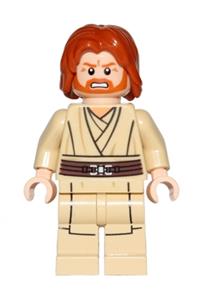 Preowned LEGO® Minifigure – Star Wars sw0489 Obi-Wan Kenobi (Mid-Length Tousled w/Center Pa