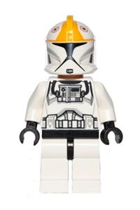 Preowned LEGO® Minifigure – Star Wars sw0491 Clone Trooper Pilot (Phase 1) Bright Light Ora