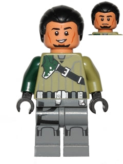 Preowned LEGO® Minifigure – Star Wars sw0577 Kanan Jarrus Black Hair and Eyebrows