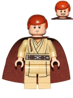 Preowned LEGO® Minifigure – Star Wars sw0592 Obi-Wan Kenobi (Young Printed Legs)