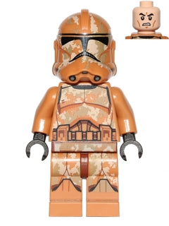 Preowned LEGO® Minifigure – Star Wars sw0606 Clone Trooper (Phase 2) Geonosis Camouflage Sc