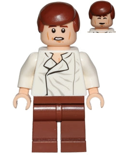 Preowned LEGO® Minifigure – Star Wars sw0612 Han Solo Reddish Brown Legs w/out Holster Patt