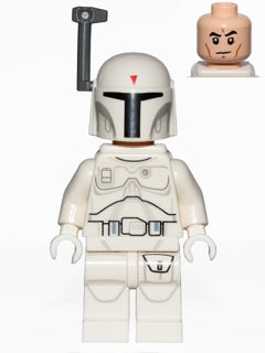 Preowned LEGO® Minifigure – Star Wars sw0631 Boba Fett White Detailed Pattern