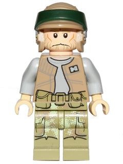 Preowned LEGO® Minifigure – Star Wars sw0646 Endor Rebel Trooper 2 (Olive Green) (Commander